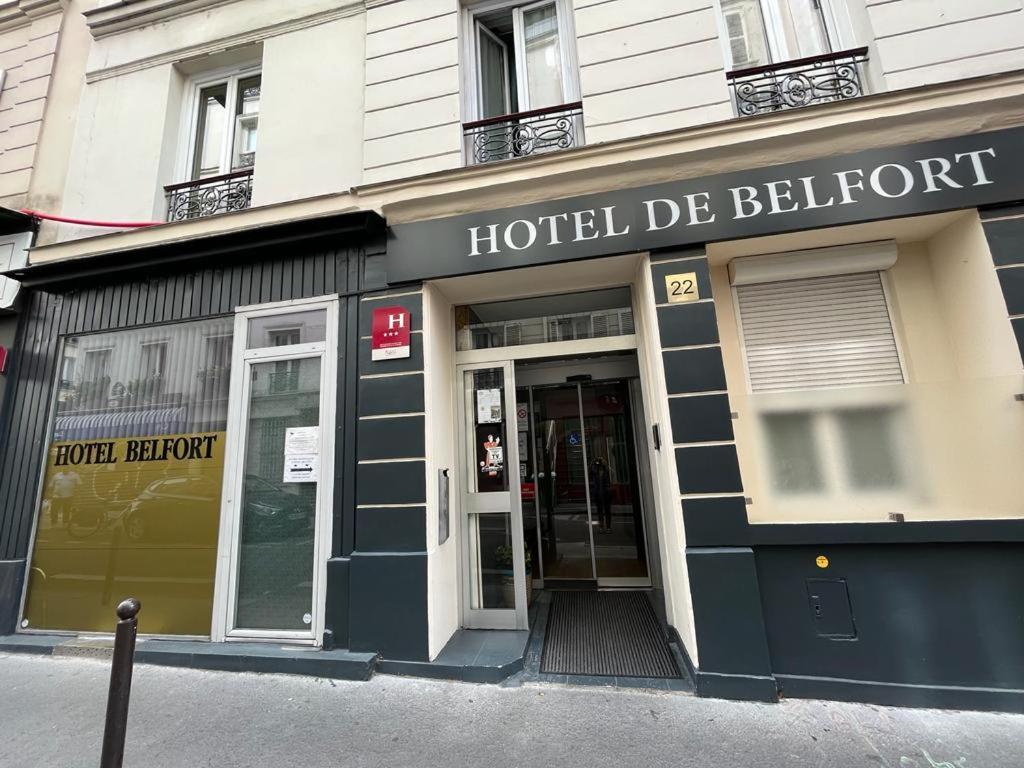Hotel Belfort Párizs Kültér fotó